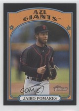 2021 Topps Heritage Minor League Edition Black Border 17/50 Jairo Pomares 0ey7