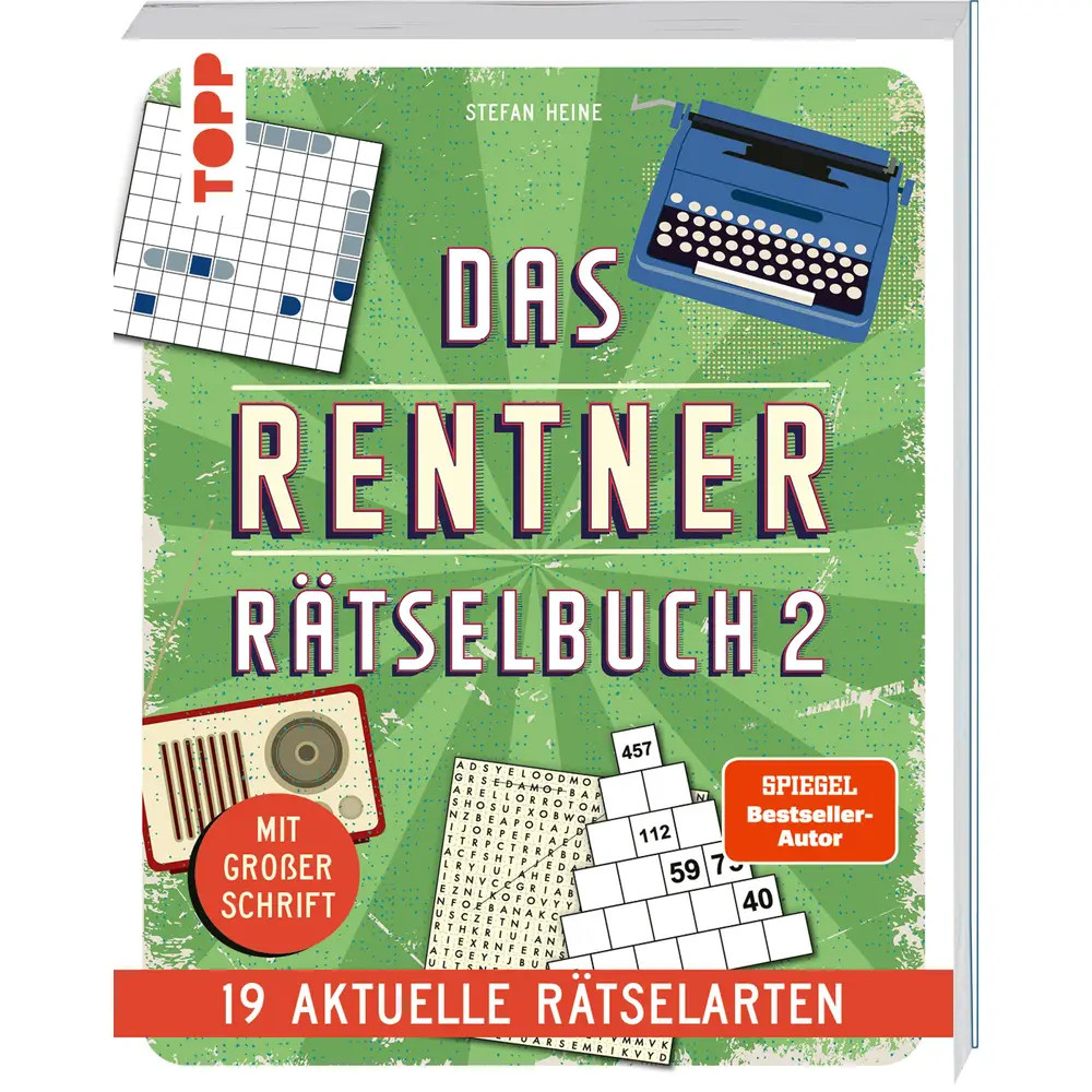 Frechverlag Topp 25335 Das Renter-Rätselbuch 2 – 19 Aktive Rätselarten - Bild 2