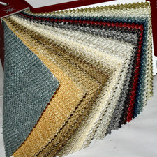 FABRIC SAMPLE BOOK Multi-Color CHEVRON Performance Texture 32pcs LOT Upholstery