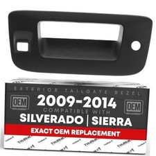 Tailgate Handle Bezel with Key Hole, Camera Hole - Compatible with 2009-2014