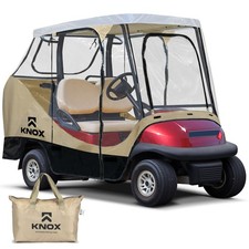 KNOX 2 Person Golf Cart Rain Cover 55" Short Roof, 600D Waterproof Cover