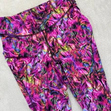 Lululemon Pants Women's 14 Base Pace High Rise Tight Hyper Flow Pink Gym Yoga