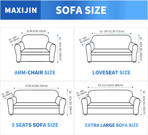 Newest Jacquard Chair Covers for Living Room, Super Stretch Non Slip Chair Slipc - Picture 5 of 7