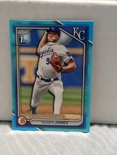 2024 Bowman Sky Blue Tanner Jones #BD-195 /499 RC Rookie Kansas City Royals