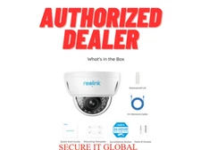 Reolink 4K PoE 8MP 5X Zoom Dome IP Vandal-Proof Audio Recording Security Camera