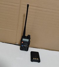 Baofeng UV-5R Dual Band Two-way Radio FM Transceiver Extra Battery Untested