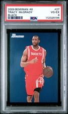 2009 BOWMAN '48 BLACK #27 TRACY  MCGRADY 43/48 PSA 4
