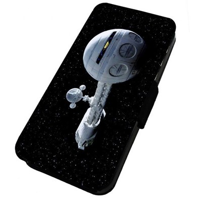 Bedruckte Flip Handyhülle iPhone, Samsung & Huawei TV & Folie Raumschiff 15