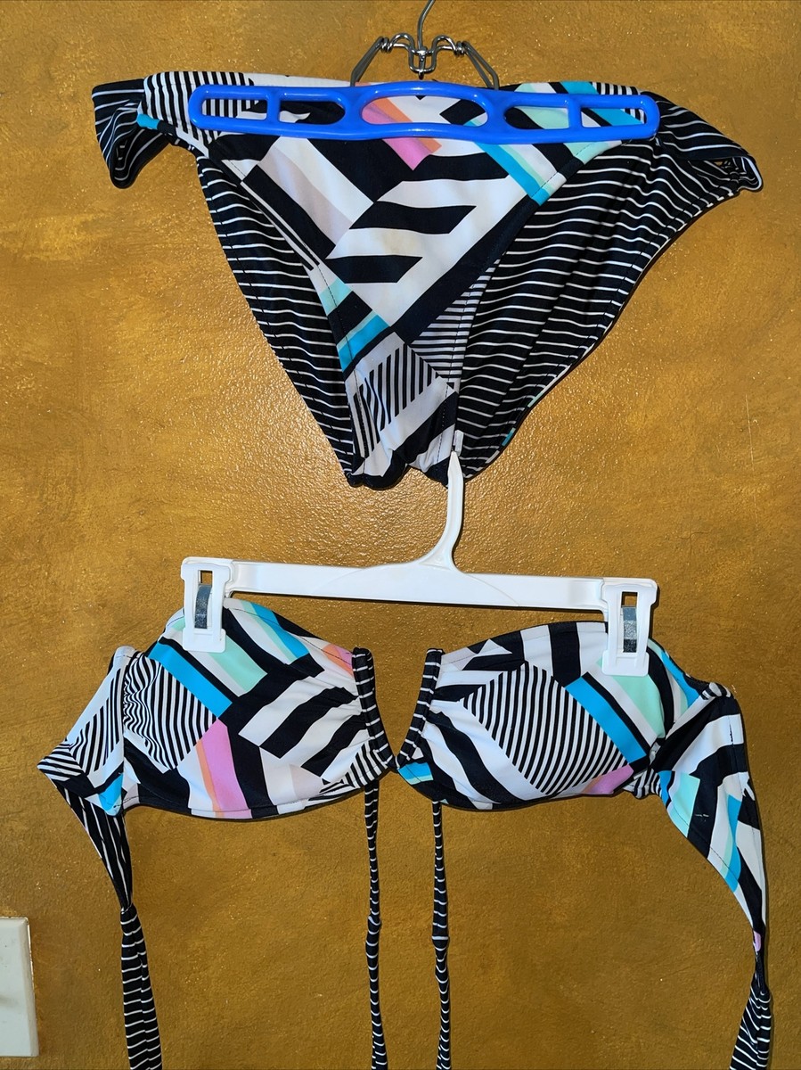 Hula Honey Piece Colorful Bathing Suit Reversable