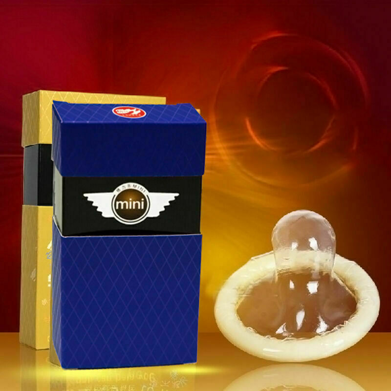 Mini-Kondome für Erwachsene, extra  ultradünn, eng, Trompete, 10 Stück/ ω( ζ{