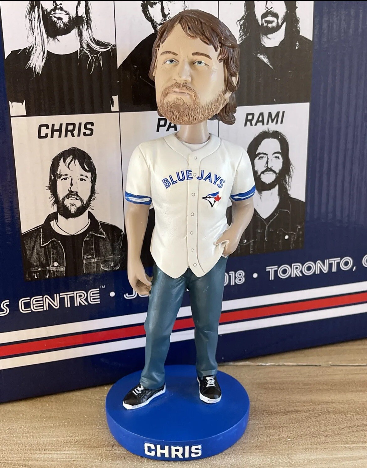 FOO FIGHTERS Rare 2018 Toronto Blue Jays Bobblehead set! NEW IN BOX eBay