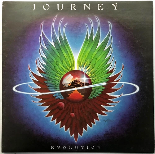 JOURNEY "Evolution" LP Original 1979 Columbia Terra Haute Press EX / EX