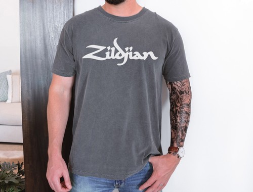 Zildjian T-Shirt Cymbals Percussions Instruments on Comfort Colors 1717 Tee - Picture 5 of 6