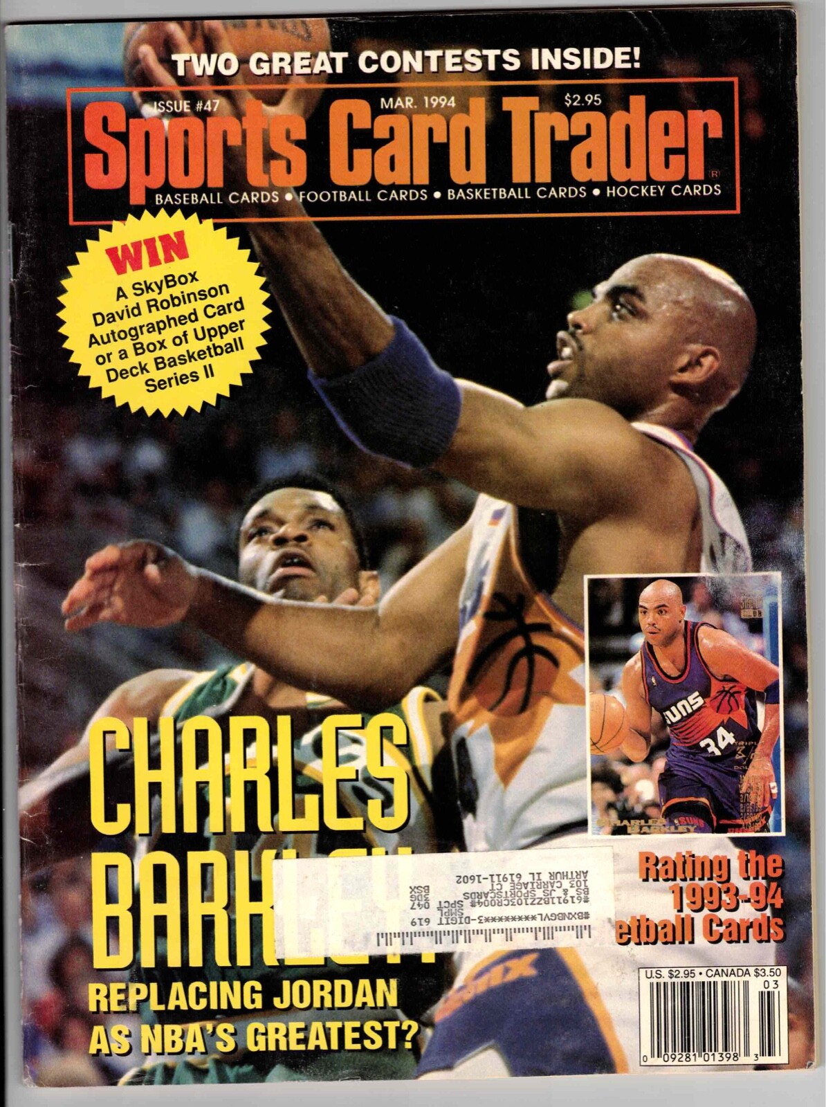 1994 SPORTS CARD TRADER ISSUE 47CHARLES BARKLEY eBay