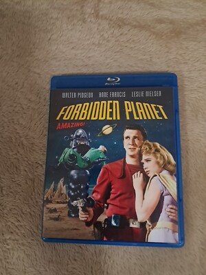 FORBIDDEN PLANET Blu-Ray w/ Walter Pidgeon. Ann Francis & Leslie Nielsen