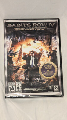 Saints Row IV National Treasure Edition Brand New Sealed for PC Windows