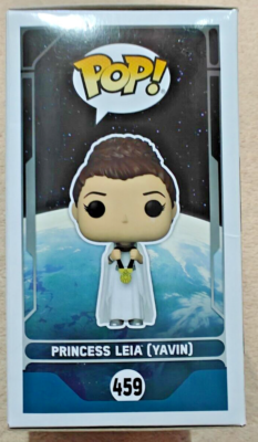 POP Star Wars: New Classics - Statuetta in vinile Princess Leia Funko, con custodia protettiva compatibile, multicolore, 9,5 cm