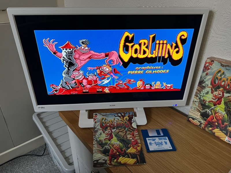 Amiga Gobliiins ( Goblins ) 1992 Game - Boxed Working -🕹️Retro Gift Idea🕹️