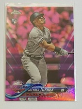 2018 Topps Chrome Update Baseball Pink Base Card Rookie #HMT80 Gleyber TORRES
