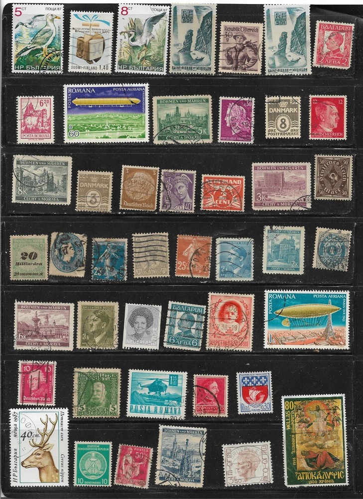 Europe Stamps D11 Europe Stamps D11