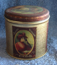 Ancienne canette en étain Coca-Cola -- 1985 -- 3 1/2" x 3 1/2"
