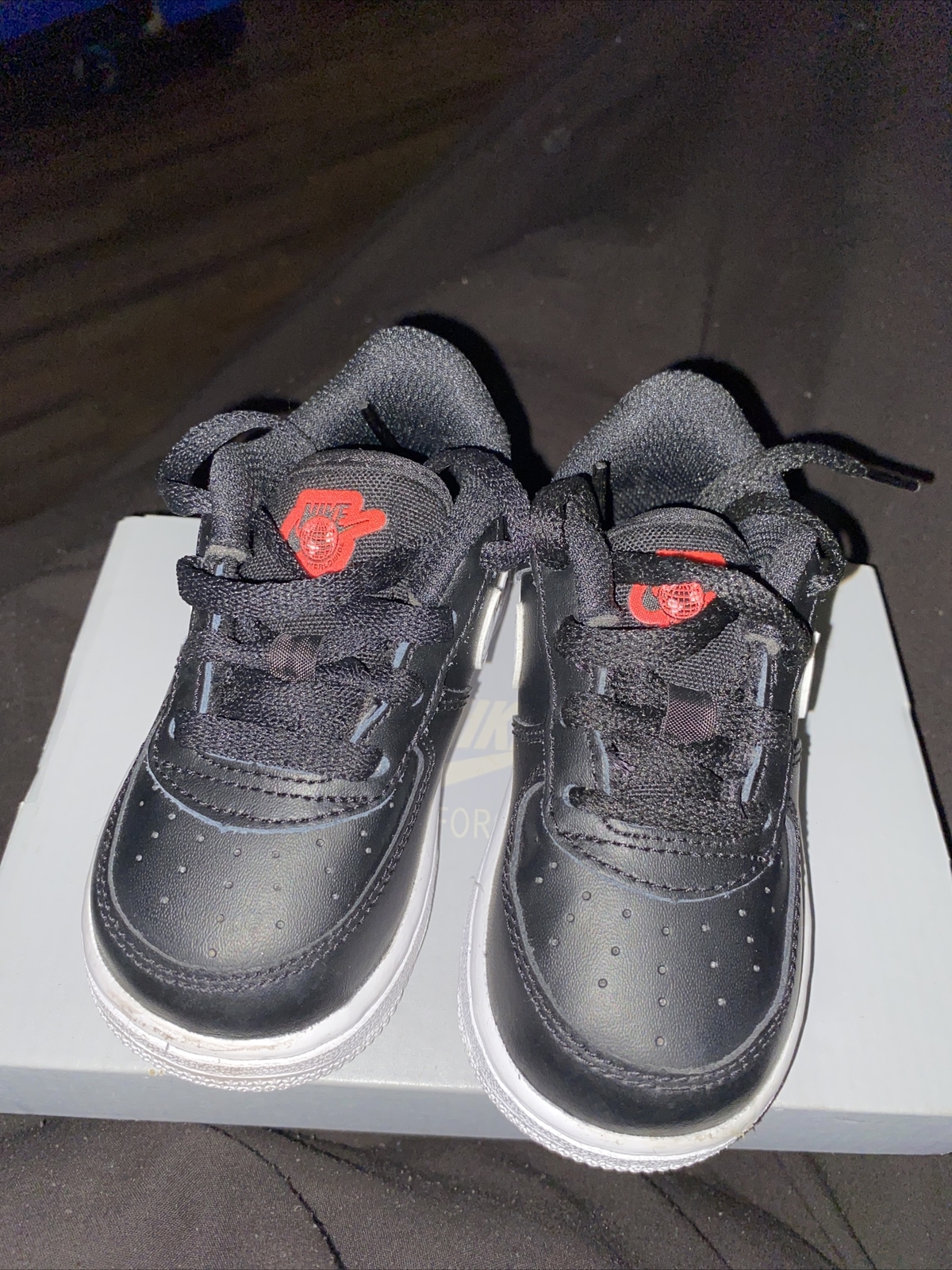 Nike Air Fore 1 WW (TD) PINK, BLACK & WHITE | eBay