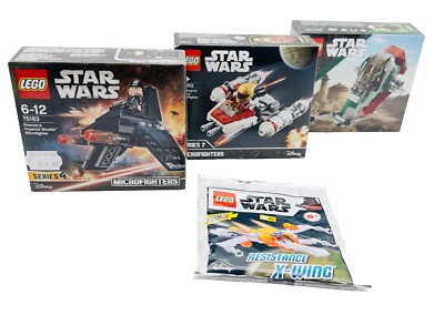 Lego  Star Wars   Microfighter 75344,75344,75263 &1 Polybag,Shuttle,Boba,Zorii