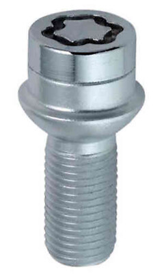 McGard Radschraubensicherung M14 X 1,5 – 4 Stück, Chrom, Mit Radius-Sitz Für Stahlräder