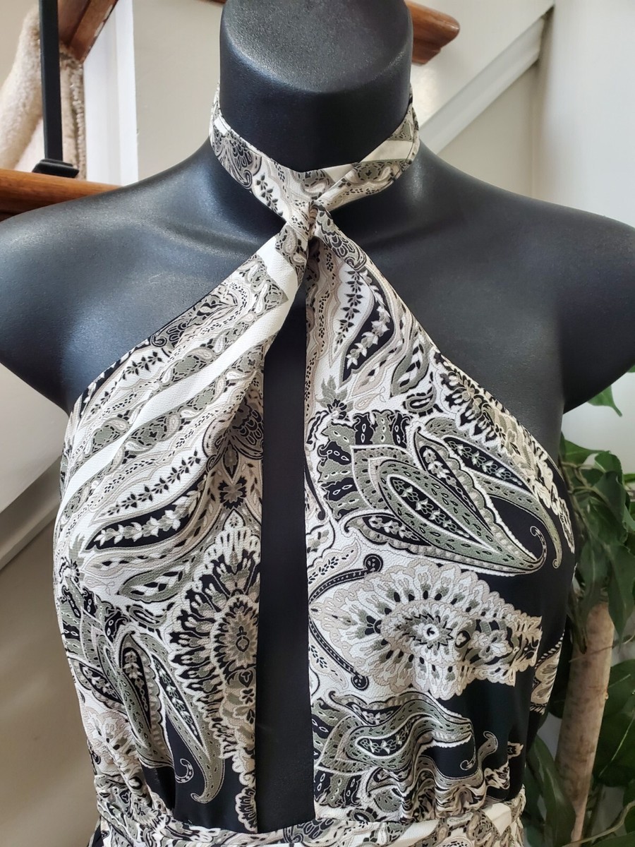 FOREVER 21 Women's Multi Polyester Halter Neck Sleeveless Long Maxi Dress Medium | eBay FOREVER 21 Women's Multi Polyester Halter Neck Sleeveless Long Maxi Dress Medium | eBay