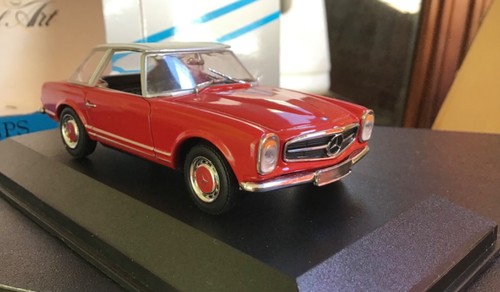 1/43  MINICHAMPS  Mercedes - Benz,  280 SL pagoda. Red , mint+++!   - Picture 10 of 12