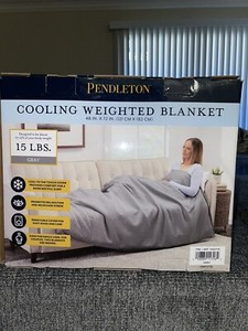 Pendleton 48x72 Cooling Weighted Blanket *NEW* With Removable Cover