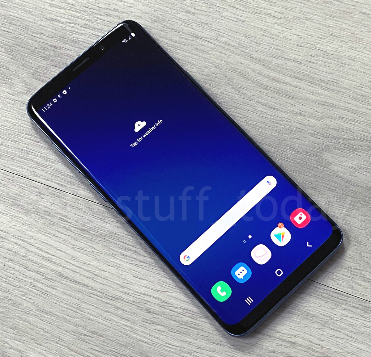 Samsung Galaxy S9+ (SM-G965F), Coral Blue, 64GB, 6.2"" Super AMOLED, good -856