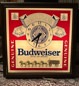 Budweiser Pocket Watch Clock | eBay