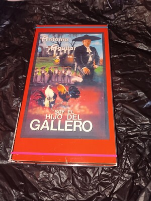 Antonio Aguilar Soy El Hijo Del Gallero Vhs Pelicula Mexicana Cine Mexicano