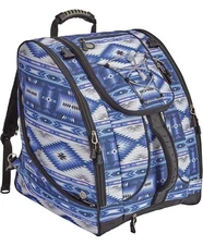 Athalon Deluxe Everything Ski Equipment Boot Backpack Bag Indigo Aztec FAST SHIP
