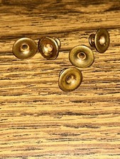 Vintage Antique Lot of 5 Cufflinks Button Studs Brass Tuxedo Buttons
