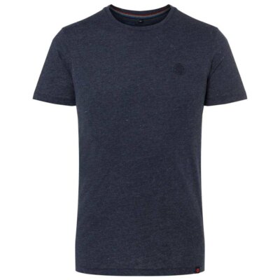 TimeZone - Baumwoll-T-Shirt - Basic Melange - Col. Blau