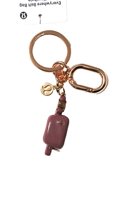 lululemon belt bag charm New Lululemon Everywhere Belt Bag Charm Keychain - Spiced Chai / Rose Gold
