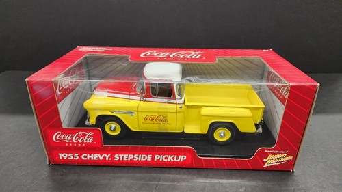 JOHNNY LIGHTNING 1955 CHEVY STEPSIDE PICKUP COCA-COLA 1/18 SR