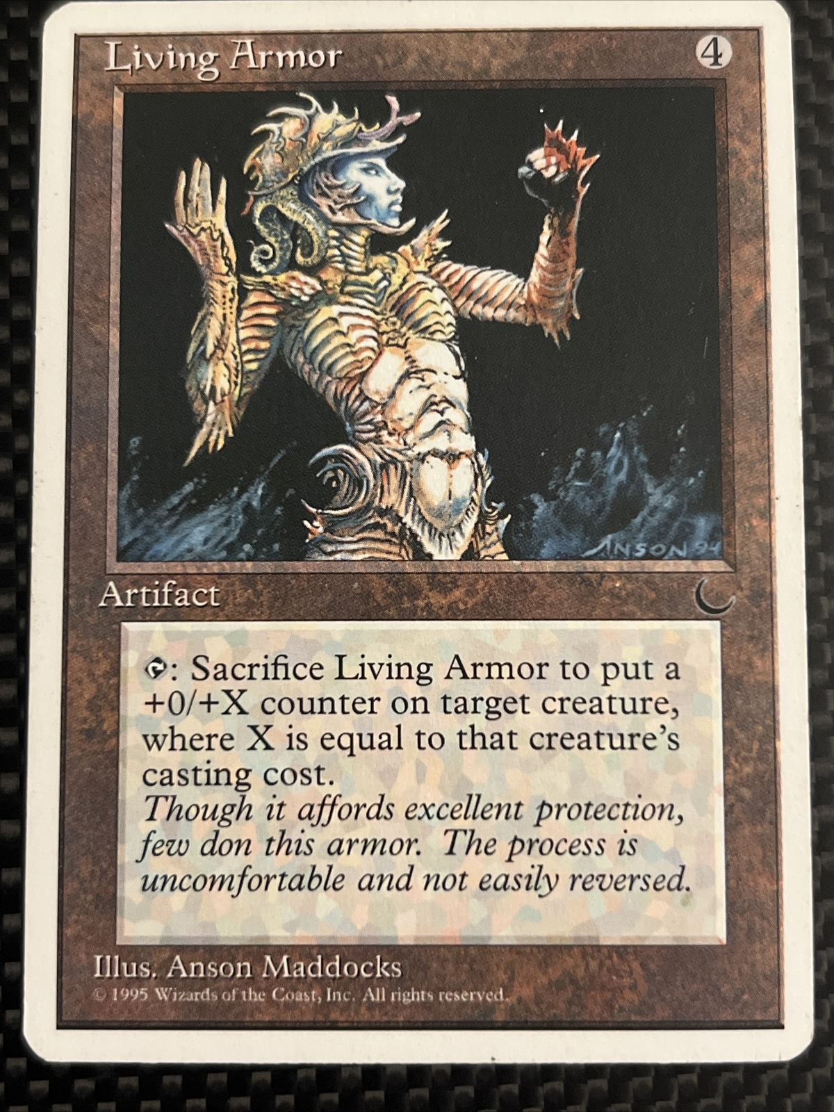 Magic MTG Tradingcard Chronicles 1995 Living Armor