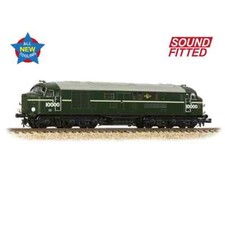 372-914SF Graham Farish N Gauge LMS 10000 BR Green (Late Crest) SOUND FITTED