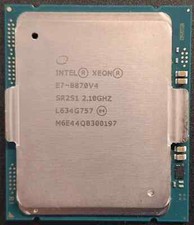 Intel Xeon E7-8870 v4 2.1GHz 20C SR2S1 CPU  Used Tested Server Processor