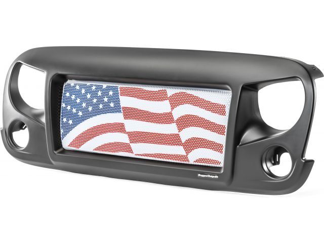 Calandre agressive USA Jeep Wrangler JK noire mate pour tuning calandre avant tout-terrain 2007-2018