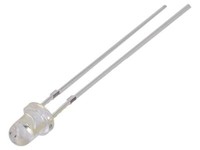2X OSR5JA3D61A-IJ Led 3 Mm Rot 330-500Mcd 60° Front: GewöLbt Rastermaß: 2,54Mm O