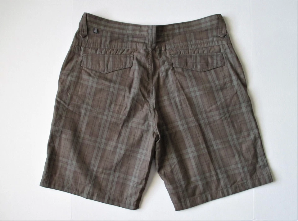 REDSAND SHORTS MENS SIZE 38 OLIVE MULTICOLOR PLAID  CASUAL RELAXED FIT Foto 4 de 4
