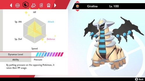 Pokémon Espada y Escudo 🙂 Giratina Legendario 6IV Brillante y No Brillante Mejores vehículos eléctricos, naturaleza - Imagen 4 de 14