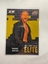 Hangman Adam Page 2023 Upper Deck AEW All Elite Wrestling #AE-22 Card