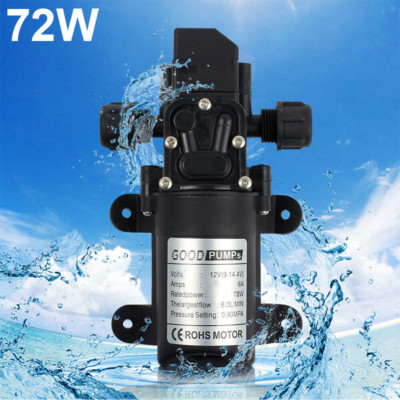 Wasserpumpe Selbstansaugende Pumpe 12V Hochdruckpumpe Membranpumpe Pumpe NEU