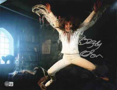 OZZY OSBOURNE SIGNED 11X14 PHOTO BLACK SABBATH AUTOGRAPH