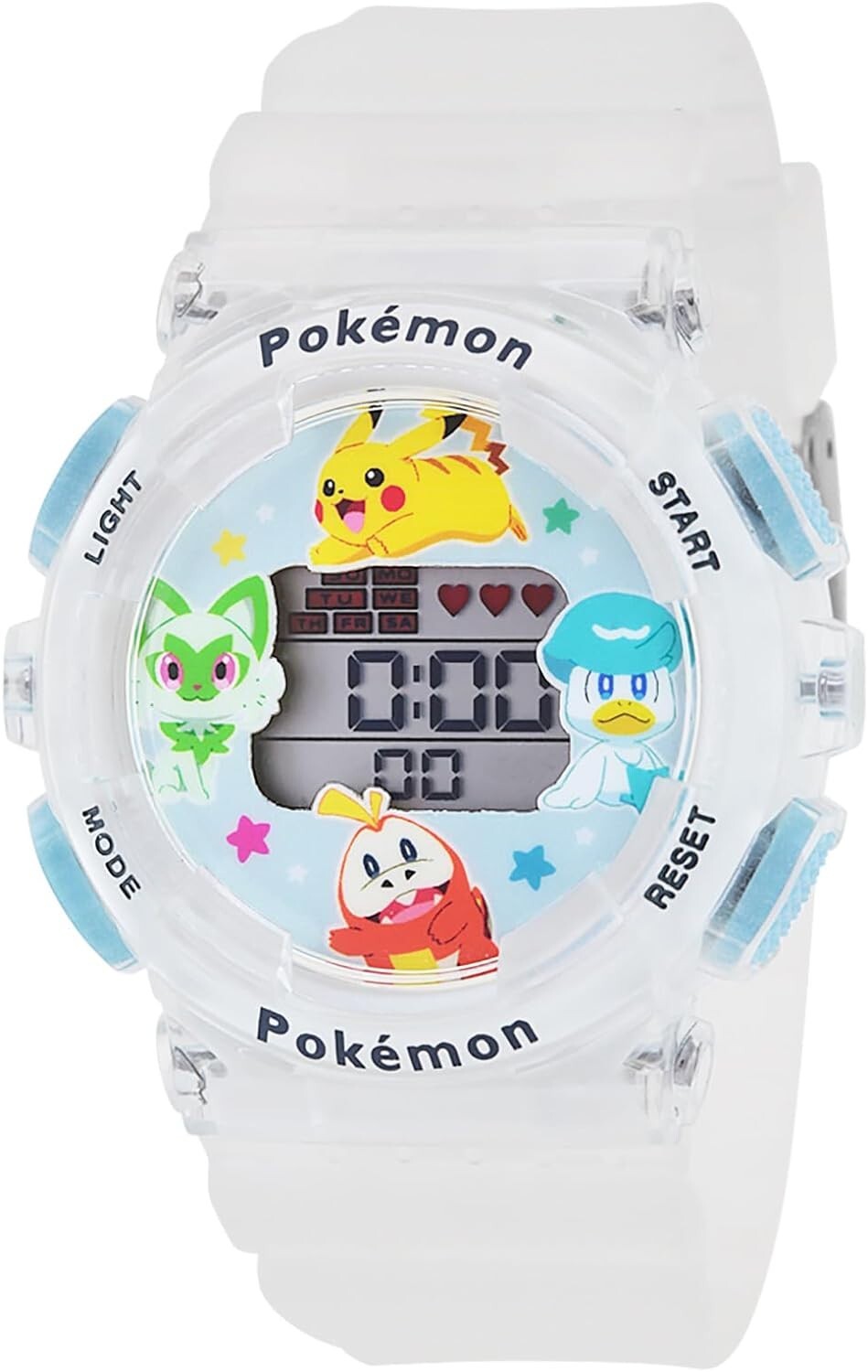 [Pokemon] Watch J-Axis Pokemon Digital Watch CP3A0002-CL Clear ...